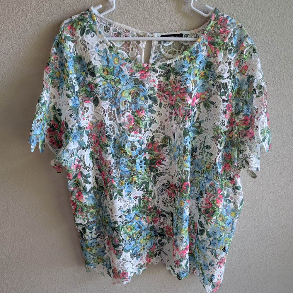 Floral Lace Women's Top